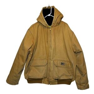 Work n Sport Work Chore Camp Jacket Coat Hooded‎ Canvas XLarge Farm Winter